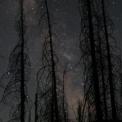 Milky Way through Stickpin Fire remnants July 2020